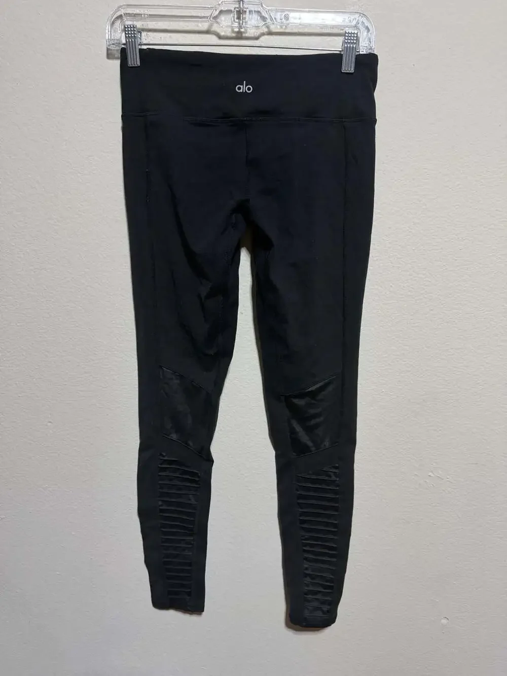 Alo Yoga High Rise Moto Leggings Black